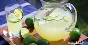 Chilled Limeade on a hot day!